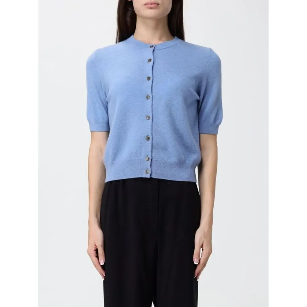 Lisa Yang Women Lisa Yang Short-Sleeved 100% Cashmere Crewneck Cardigan